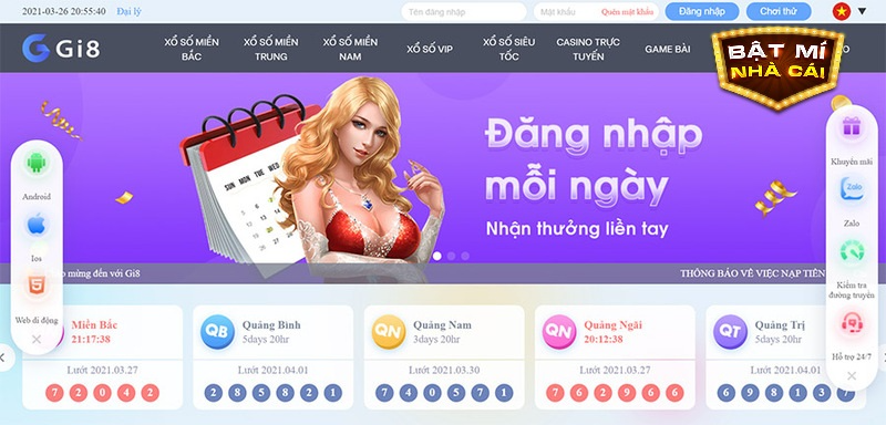 Gi8 &ndash; Nh&agrave; c&aacute;i l&ocirc; đề si&ecirc;u uy t&iacute;n với tỷ lệ cược 1 ăn 99